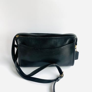 Vintage Coach Beekman Briefcase Retro 1990s Black Leather +