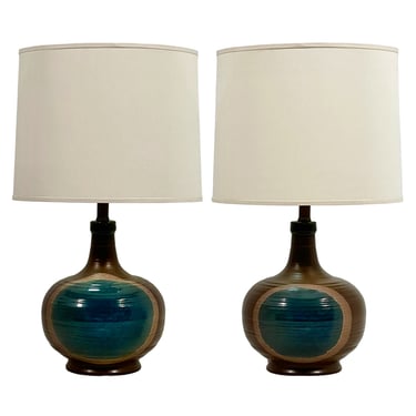 Pair of Table Lamps in the Manner of David Cressey