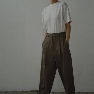 Cordera Tailoring Masculine Pants - Vetiver