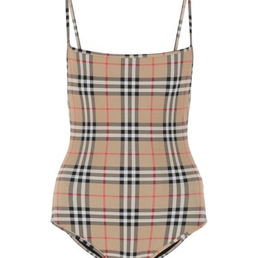 Burberry Woman Printed Stretch Nylon Swimsuit