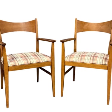 Pair of Paul Mccobb Dining Room Armchairs for Calvin Mid Century