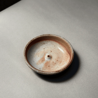 Incausa | Stoneware Holder | Wood Fire Shino