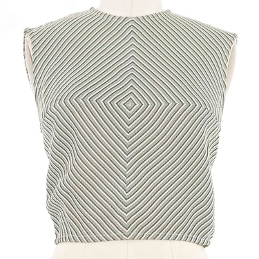 1997 Yeohlee Geometric Stripe Top