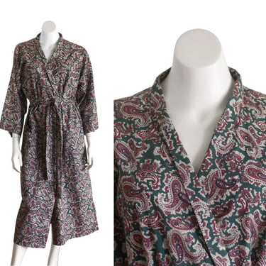 Oscar de la Renta paisley robe 