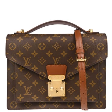 Louis Vuitton 2002 Monogram Monceau 28 Business Handbag M51185