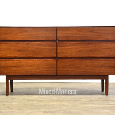 Walnut and Rosewood Dresser by Stanley 