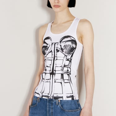 Jean Paul Gaultier Women Cage Trompe L'oeil Tank Top