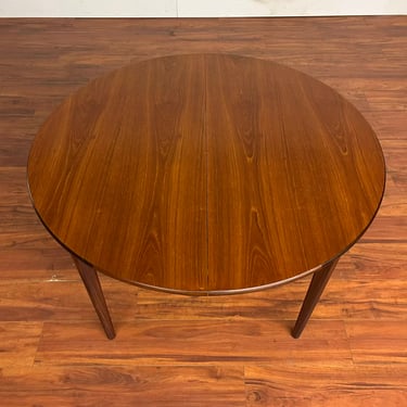 Mid-Century Teak Butterfly Leaf Dining Table