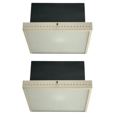 2 Italian Square Ceiling Lights