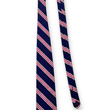 Vintage BROOKS BROTHERS Makers Silk Necktie ~ Repp Stripe ~ Preppy ~ Ivy Style ~ Trad ~ Tie 