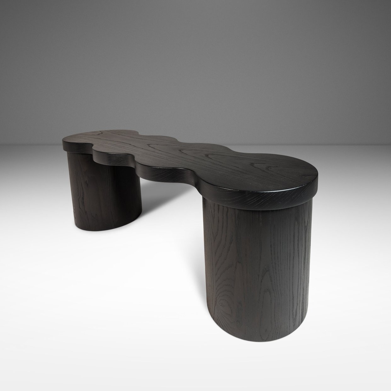 Organic Modern Hand-Shaped & Turned Sculptural Bench in Solid | ABT ...