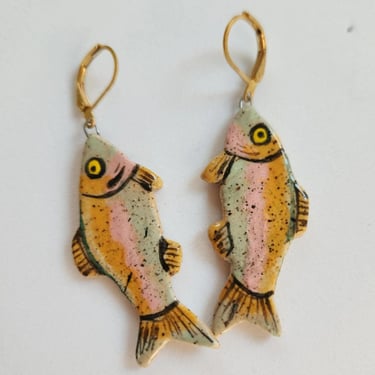 CAH Rainbow Trout Earrings