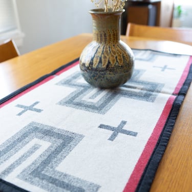 Table Runner, Meditation/Prayer Alter Cloth with PENDLETON WOOL - San Miguel  - Reversible 33