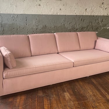 Mid Century Modern Pink Sofa VINTAGE DANISH MCM COUCH LOVE SEAT RED RETRO EAMES