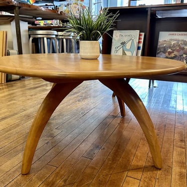 Heywood Wakefield &#8216;Lazy Susan&#8217; Coffee Table