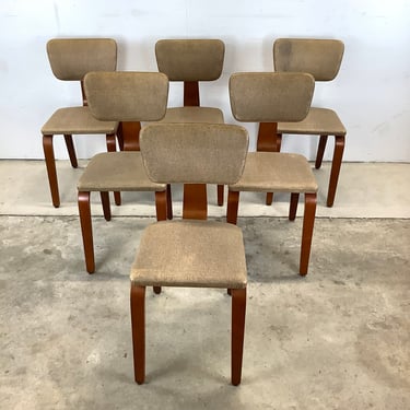 Thonet Bentwood Dining Chairs- Set Six 