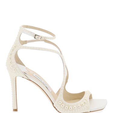 Jimmy Choo Azia 95 Sandals With Pearls Women