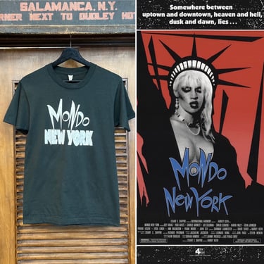 Vintage 1980’s “Mondo New York” Punk Art Movie NYC Tee Shirt, 80’s Punk, Vintage Graphic Tee, Vintage T Shirt, Vintage Clothing 