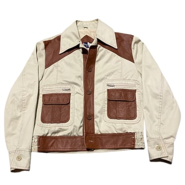 (M) Tan/Brown Brigade Button Up Jacket 070122 RK
