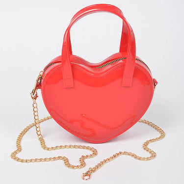 Heart Shape Jelly Bag: Red