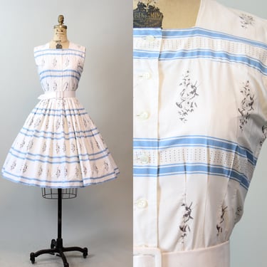 1950s HORROCKSES novelty print dress xs | new spring 