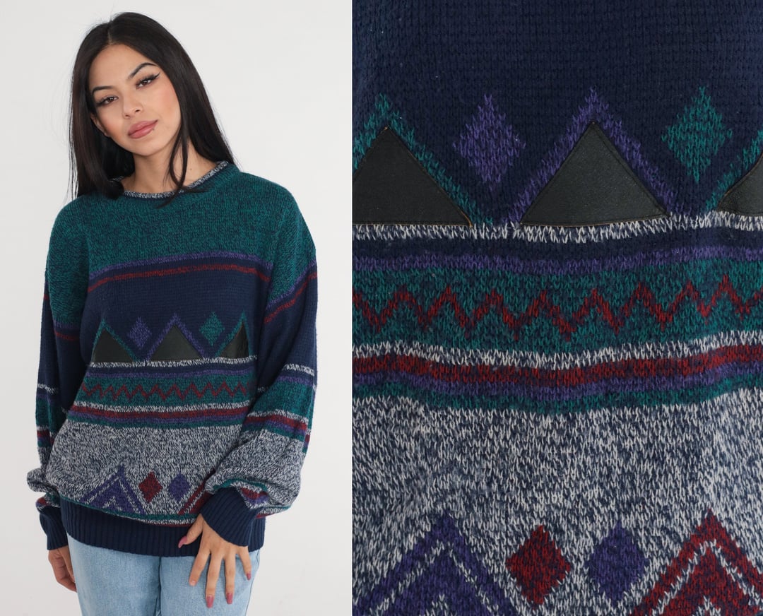 ShopExile Men's Geometric Sweater