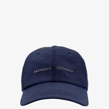 Brunello Cucinelli Man Hat Man Blue Hats