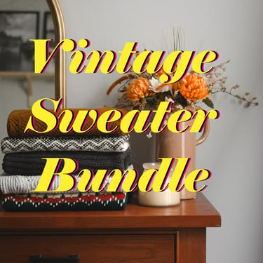 Mystery Box! Vintage Premium Sweater Bundle  x2 