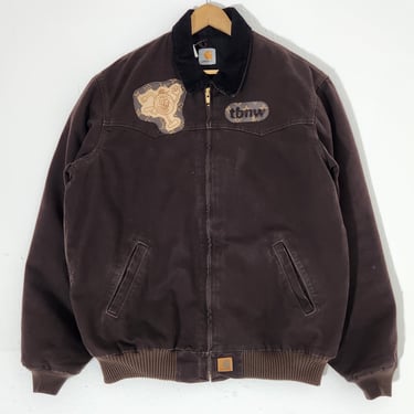 Vintage 1990s Brown TBNW Custom Carhartt Jacket Sz. 2XL
