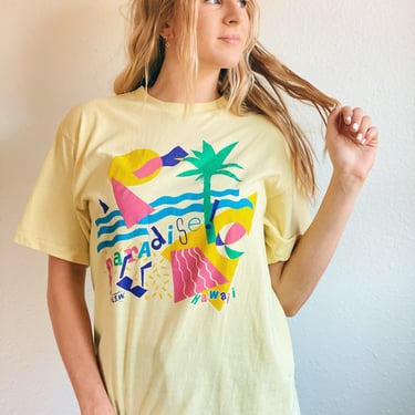 Vintage 90's Hawaii Paradise Tourtist T Shirt 