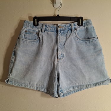 Vintage 90s High Waist Denim Shorts, Size 33 