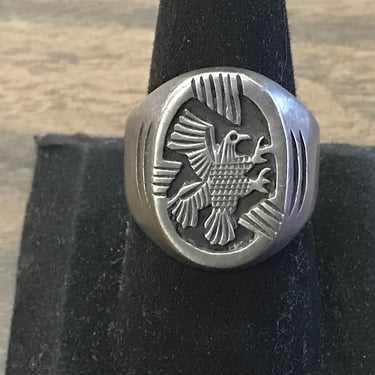 Sterling Silver Eagle Ring 