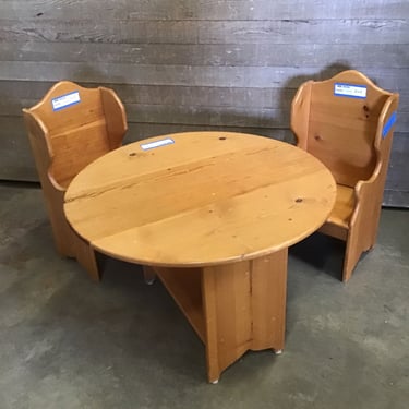 Pine Child’s 3pc Table Set (Tacoma)