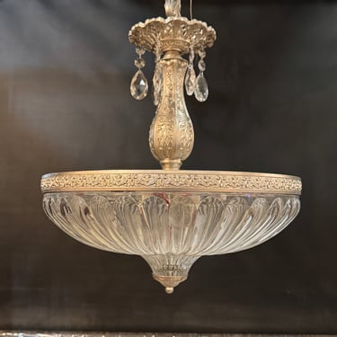 Schonbek 'Milano' 4-Light Pendant in Antique Silver Finish