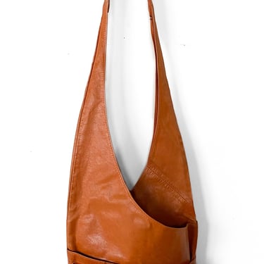 Modern Lori Orange Crossbody Messenger Bag by Viva Bags of California