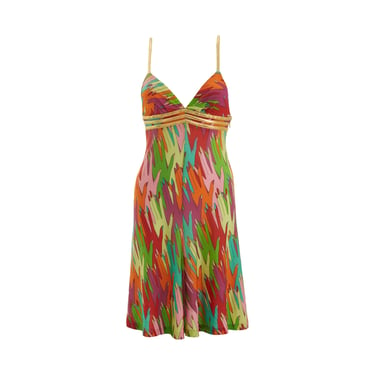 Dolce &amp; Gabbana Multicolor Hand Print Dress