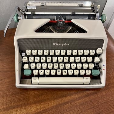 Mid Century  OLYMPIA Typewriter (Germany)