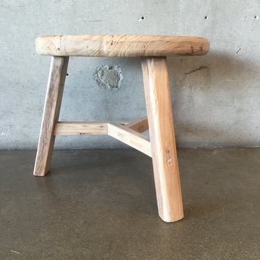 Solid Elm Side Table