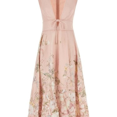 Zimmermann Woman Waverly Plunge Midi Dress