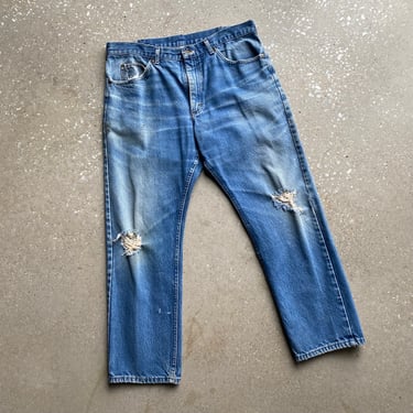 Vintage Lee Jeans / Vintage Broken In Jeans 35 Waist / Thrashed Vintage Jeans / Vintage  Lee Jeans 36 Waist 