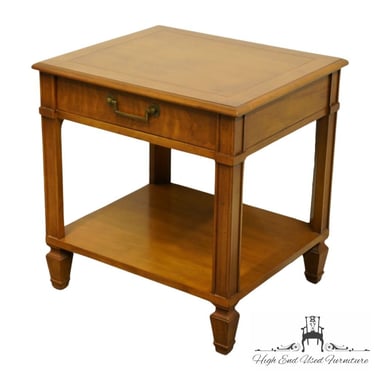 BAKER FURNITURE Italian Neoclassical Tuscan Style 22" Accent End Table 4110 