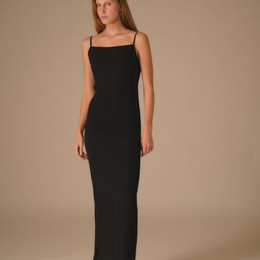 Costume National Black Silk Dress