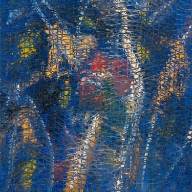 Hunt Slonem "Shadow Lane" Oil on Canvas, 1994