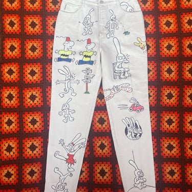 “Life in Hell” bongo jeans