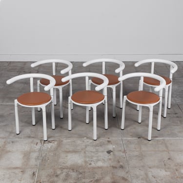 Set of Six Kartell Dining Chairs by Anna Castelli Ferrieri 