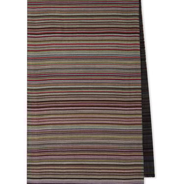 Paul Smith Men Signature Stripe Wool And Silk Scarf