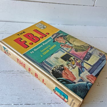 Vintage 1963 The F.B.I  24 by  Quentin Reynolds // Perfect Gift 