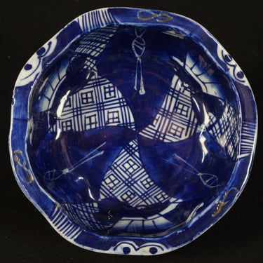 Antique Japan Domburi Imari Ramen bowl 1880s Meiji ceramic wood kiln 