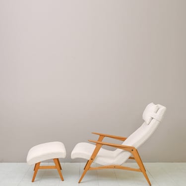 MidCentury Siesta Easy Chair by Jio Möbler, Vintage Design from the 1950s, Original Danish Scandinavian Style 