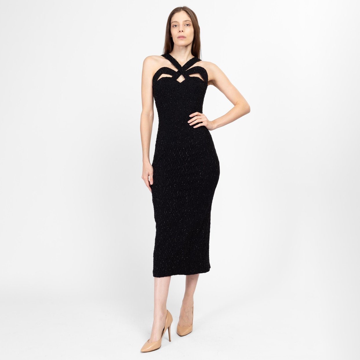 Small 90s Indecent Proposal Black Cut Out Evening | Flying Apple Vintage -  Los Angeles, CA | ATTIC, image size:1242x1242